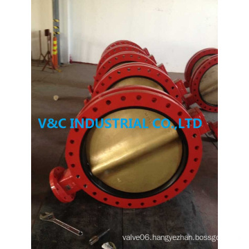 U Flange Butterfly Valve with C95800 Disc